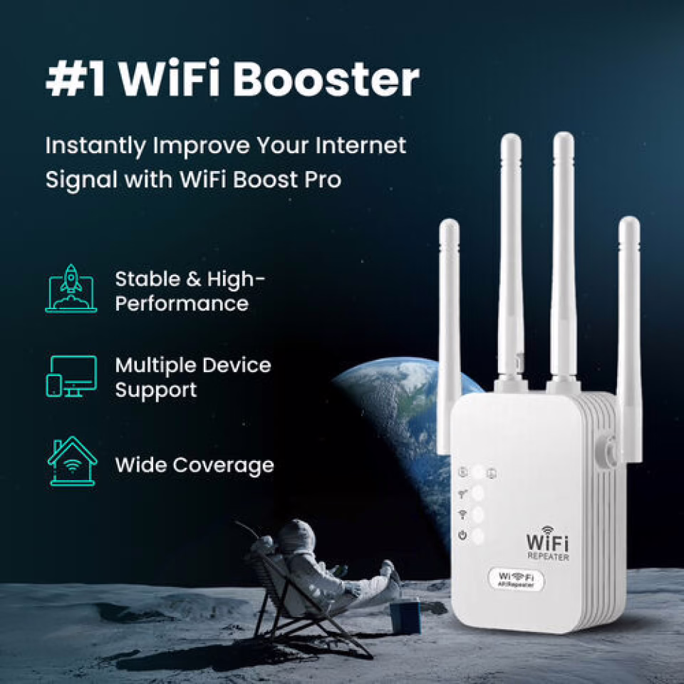 WiFiBoostPro WiFi booster device